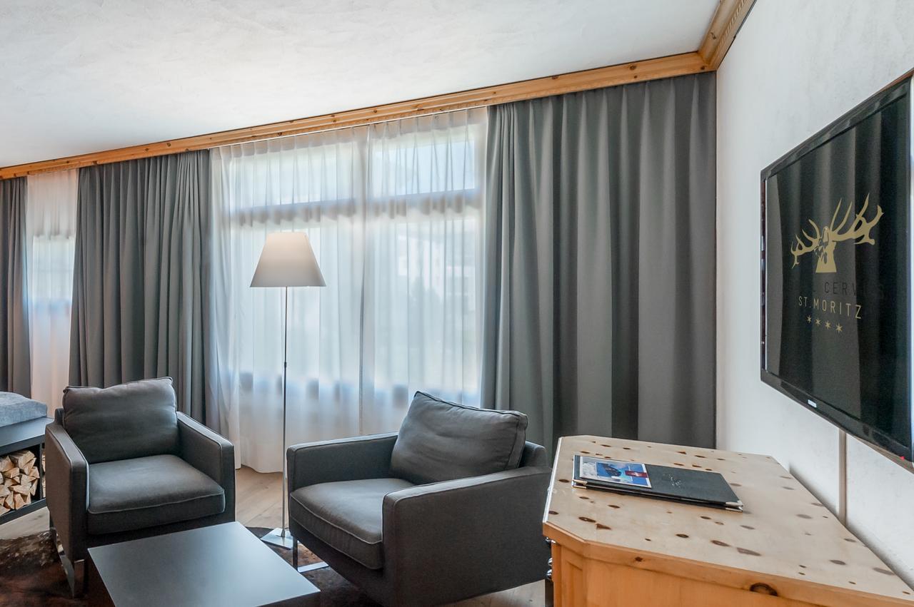 Boutique Hotel Cervus Sankt Moritz Esterno foto